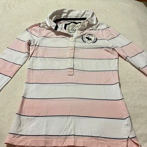 Pink rugby shirt